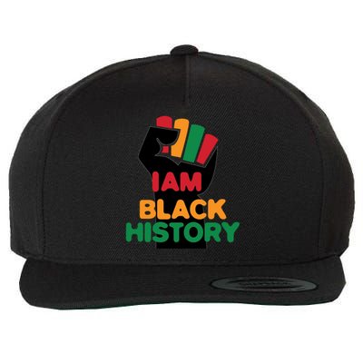 Strong I Am Black History For Juneteenth Day Gift Wool Snapback Cap