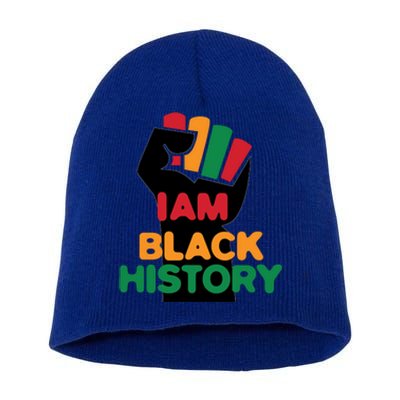 Strong I Am Black History For Juneteenth Day Gift Short Acrylic Beanie