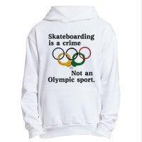 Skateboarding Is A Crime Not An Sport Urban Pullover Hoodie