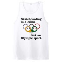 Skateboarding Is A Crime Not An Sport PosiCharge Competitor Tank