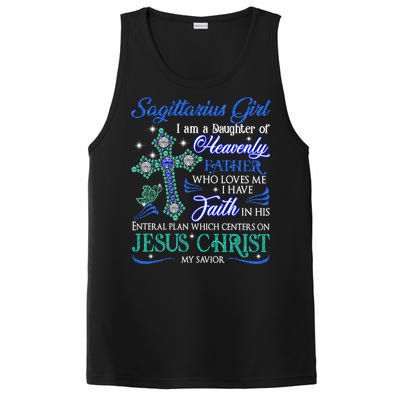 Sagittarius I Am A Daughter Of Heavenly Jesus Christ Gift PosiCharge Competitor Tank