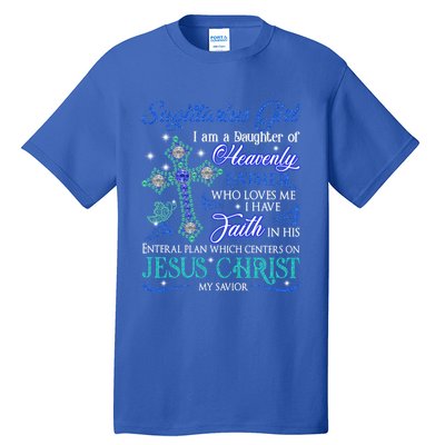 Sagittarius I Am A Daughter Of Heavenly Jesus Christ Gift Tall T-Shirt