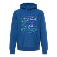 Sagittarius I Am A Daughter Of Heavenly Jesus Christ Gift Premium Hoodie