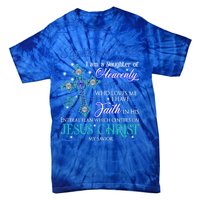 Sagittarius I Am A Daughter Of Heavenly Jesus Christ Gift Tie-Dye T-Shirt