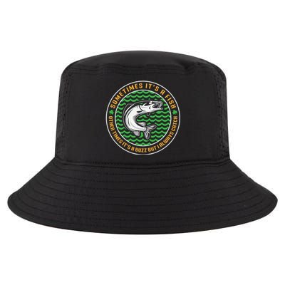 Sometimes It's A Fish Funny Irish St Patricks Day Fishing Funny Gift Cool Comfort Performance Bucket Hat