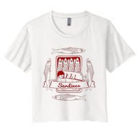 Sardines In A Tin Women's Crop Top Tee