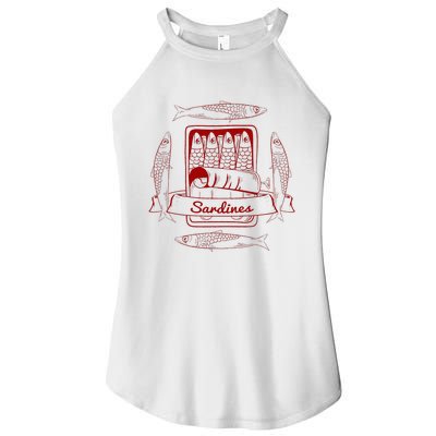 Sardines In A Tin Women’s Perfect Tri Rocker Tank