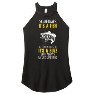 Sometimes ItS A Fish Funny Fishing Sarcastic Joke Saying Women's Perfect Tri Rocker Tank