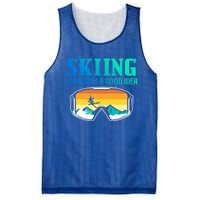 Skiing Is Always A Good Idea Ski Driving Gift Mesh Reversible Basketball Jersey Tank