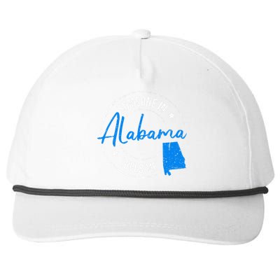 Someone In Alabama Loves Me Alabama Snapback Five-Panel Rope Hat