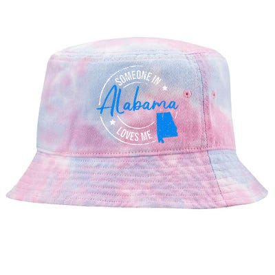 Someone In Alabama Loves Me Alabama Tie-Dyed Bucket Hat