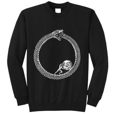 Sisyphus In An Ouroboros Snake Sweatshirt
