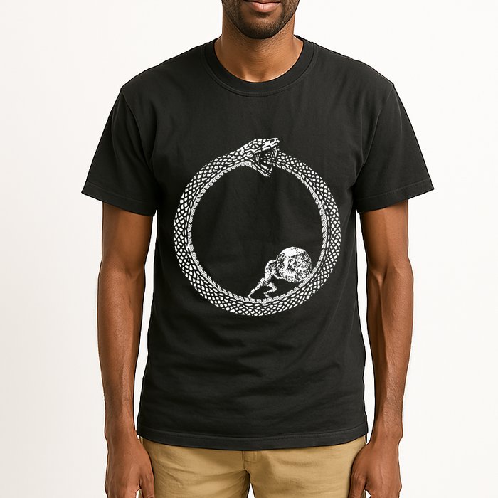 Sisyphus In An Ouroboros Snake Tall T-Shirt
