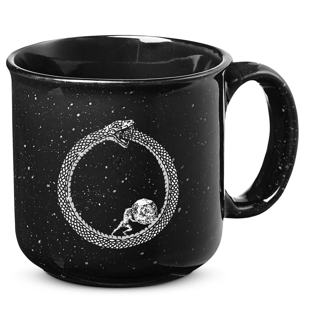 Sisyphus In An Ouroboros Snake 15oz Campfire Ceramic Mug