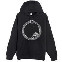 Sisyphus In An Ouroboros Snake Premium Pullover Hoodie