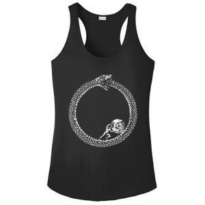 Sisyphus In An Ouroboros Snake Ladies PosiCharge Competitor Racerback Tank