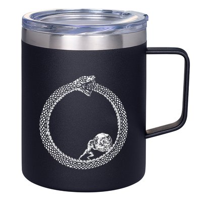 Sisyphus In An Ouroboros Snake 12oz Stainless Steel Coffee Mug
