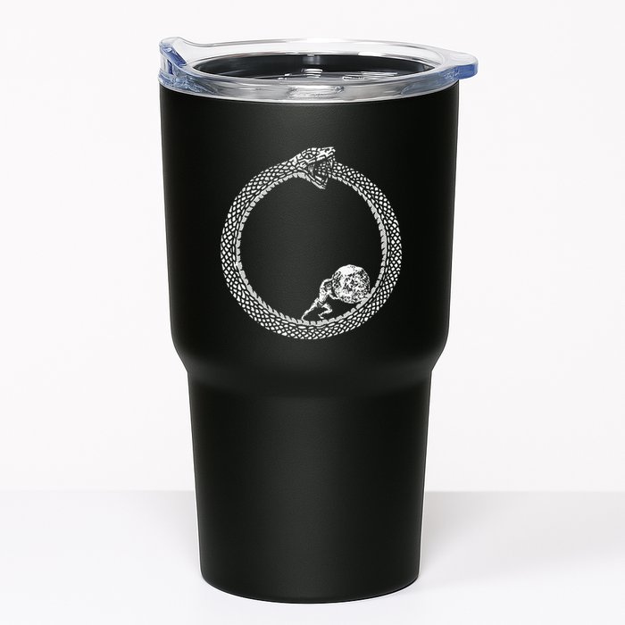 Sisyphus In An Ouroboros Snake Tumbler