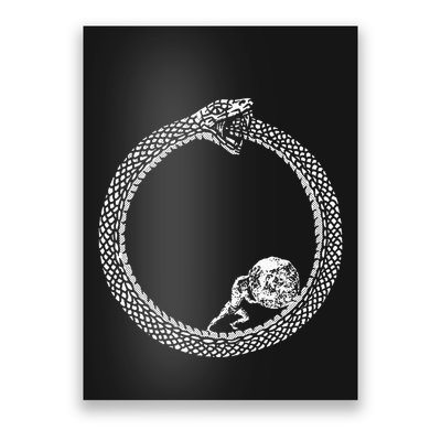 Sisyphus In An Ouroboros Snake Poster
