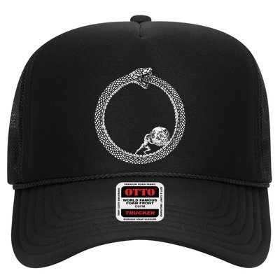 Sisyphus In An Ouroboros Snake Trucker Hat
