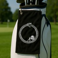Sisyphus In An Ouroboros Snake Golf Towel