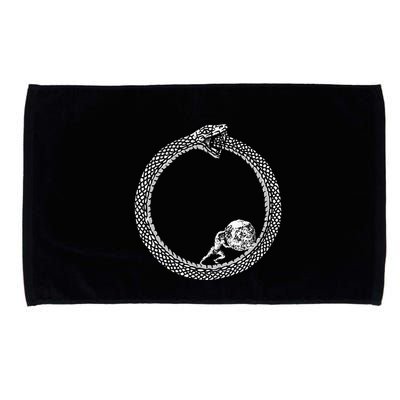 Sisyphus In An Ouroboros Snake Microfiber Hand Towel