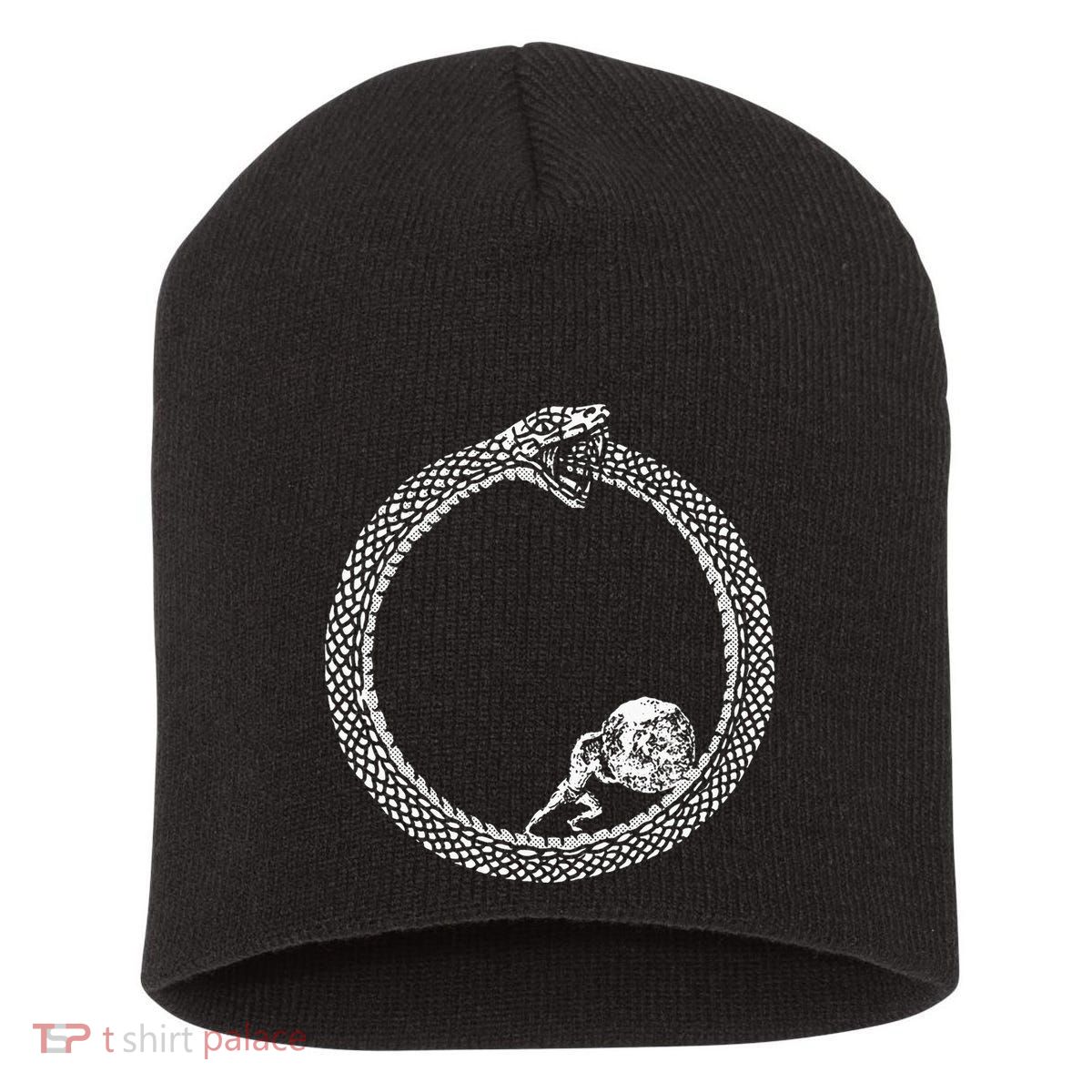 Sisyphus In An Ouroboros Snake Short Acrylic Beanie