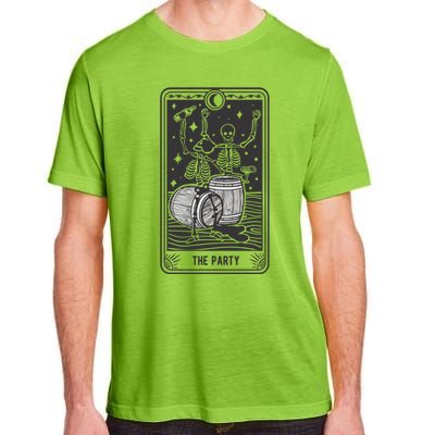 Skeletons In A Party Vintage Tarot Card Retro Design Gift Adult ChromaSoft Performance T-Shirt