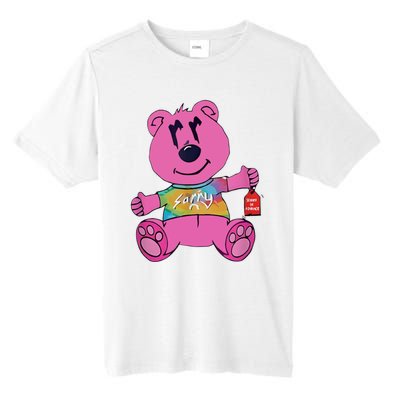 Sorry In Advance Pink Bear Holding Price Ticket Design Tall Fusion ChromaSoft Performance T-Shirt