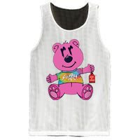 Sorry In Advance Pink Bear Holding Price Ticket Design Mesh Reversible Basketball Jersey Tank