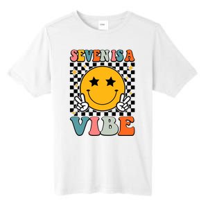 Seven Is A Vibe 7th Birthday Groovy Boy Girl 7 Years Old Tall Fusion ChromaSoft Performance T-Shirt