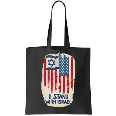 Support Israel and America Stand Together Unity and Pride Tote Bag