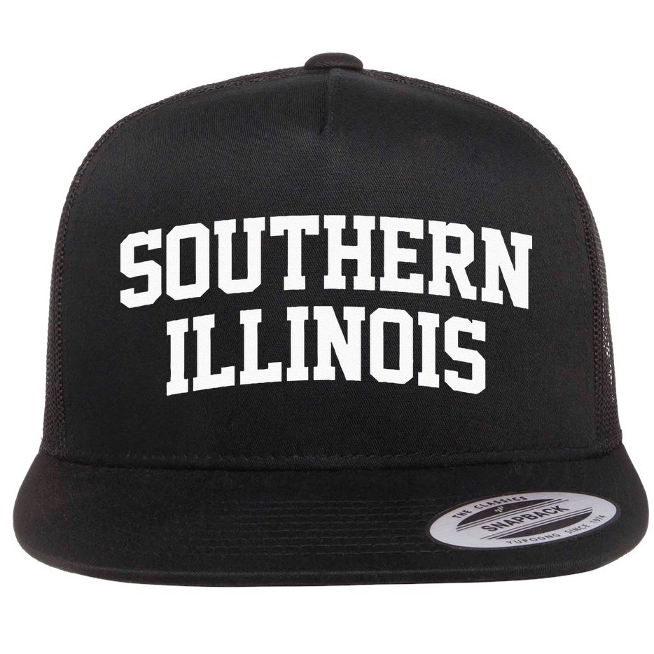 Southern Illinois Athletic Arch College University _ Alumni Flat Bill Trucker Hat