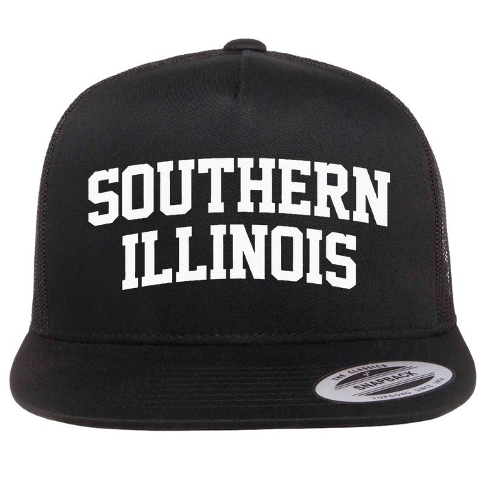 Southern Illinois Athletic Arch College University _ Alumni Flat Bill Trucker Hat