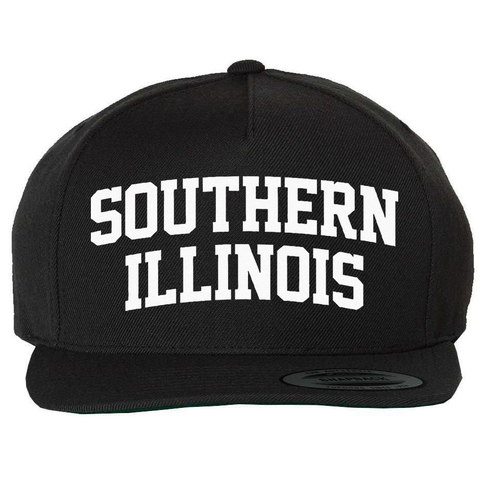 Southern Illinois Athletic Arch College University _ Alumni Wool Snapback Cap