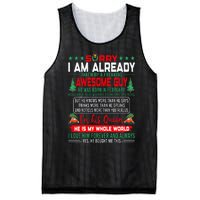 Sorry Im Already Taken By Awesome Guy Christmas February Man Mesh Reversible Basketball Jersey Tank