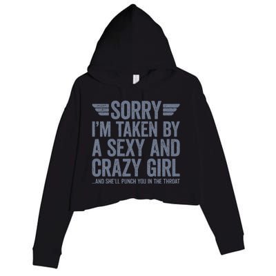 Sorry IM Already Taken Crop Fleece Hoodie