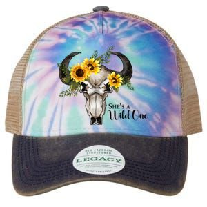 She Is A Wild One Sublimation Legacy Tie Dye Trucker Hat