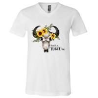 She Is A Wild One Sublimation V-Neck T-Shirt