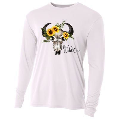 She Is A Wild One Sublimation Cooling Performance Long Sleeve Crew