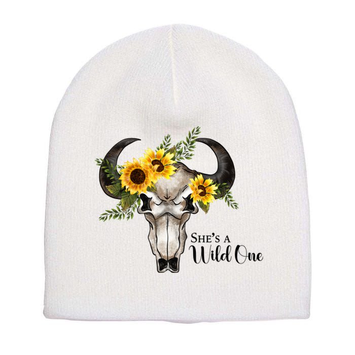 She Is A Wild One Sublimation Short Acrylic Beanie