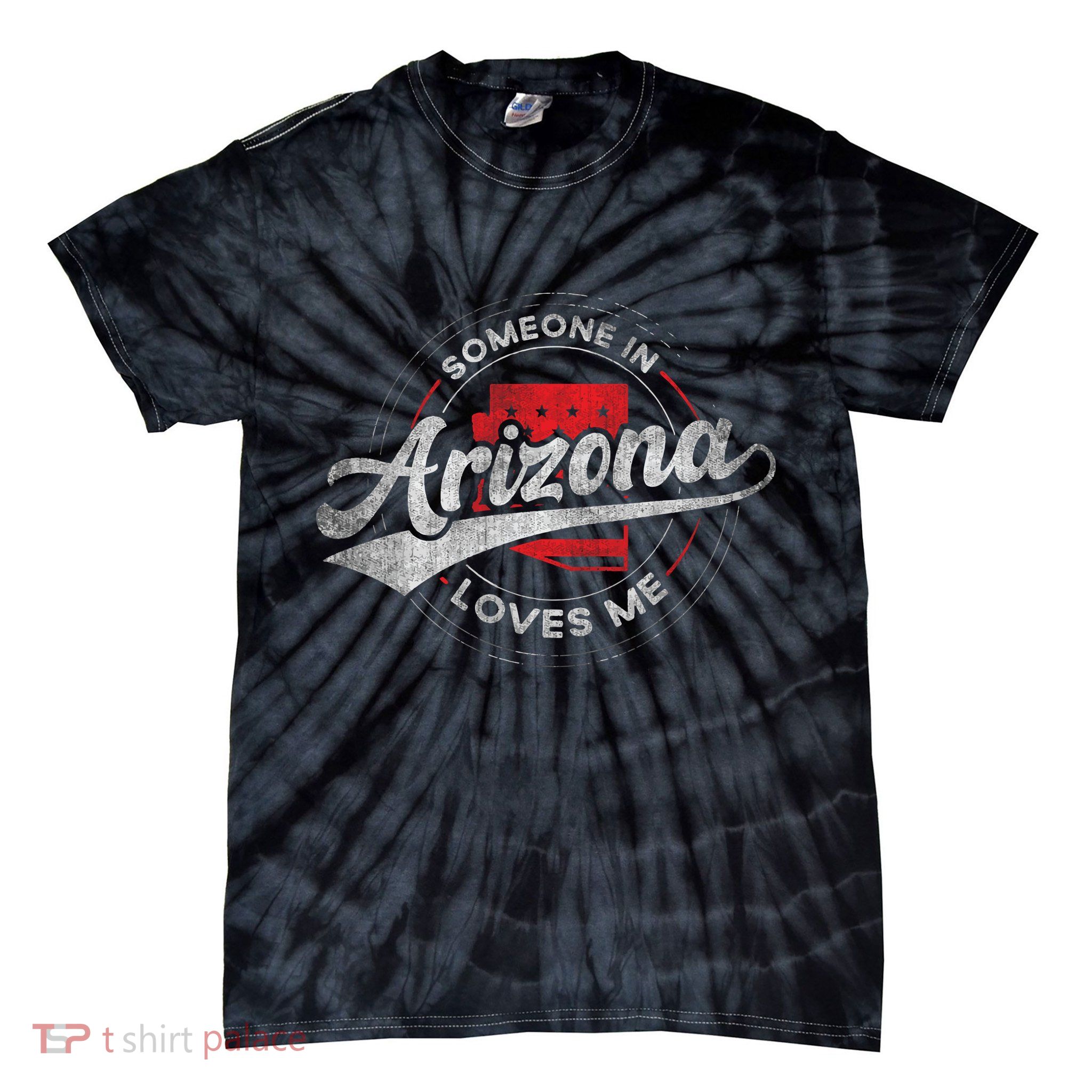 Someone In Arizona Loves Me Arizona Tie-Dye T-Shirt