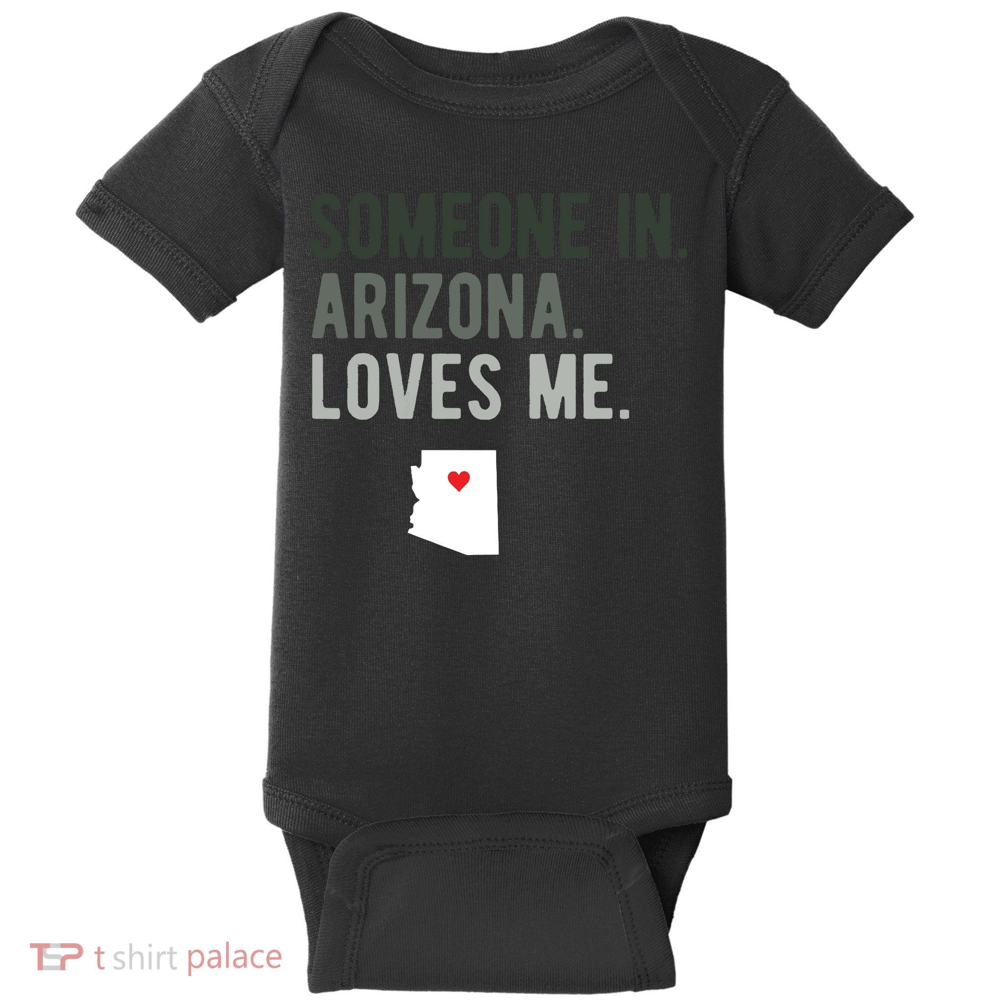 Someone In Arizona Loves Me Gift Az Home State Baby Bodysuit