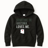 Someone In Arizona Loves Me Gift Az Home State Kids Hoodie