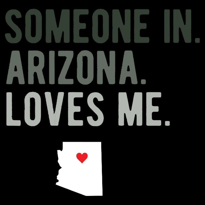 Someone In Arizona Loves Me Gift Az Home State Kids Hoodie