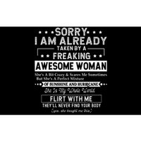 Sorry I Am Already Taken By A Freaking Awesome Woman Gifts Bumper Sticker