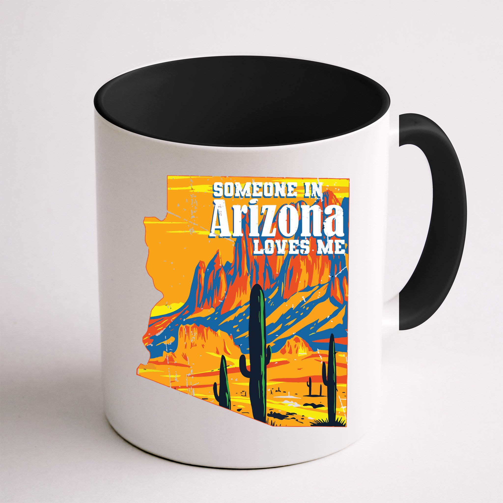 Someone In Arizona Loves Me Vintage Retro Us State Mug