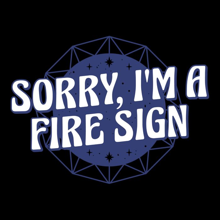 Sorry I'm A Fire Sign Astrology 16 in Basic Backpack