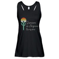 Someone In Arizona Loves Me Cactus Az Vintage Ladies Essential Flowy Tank