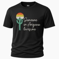 Someone In Arizona Loves Me Retro Cactus Cooling Performance Crew T-Shirt